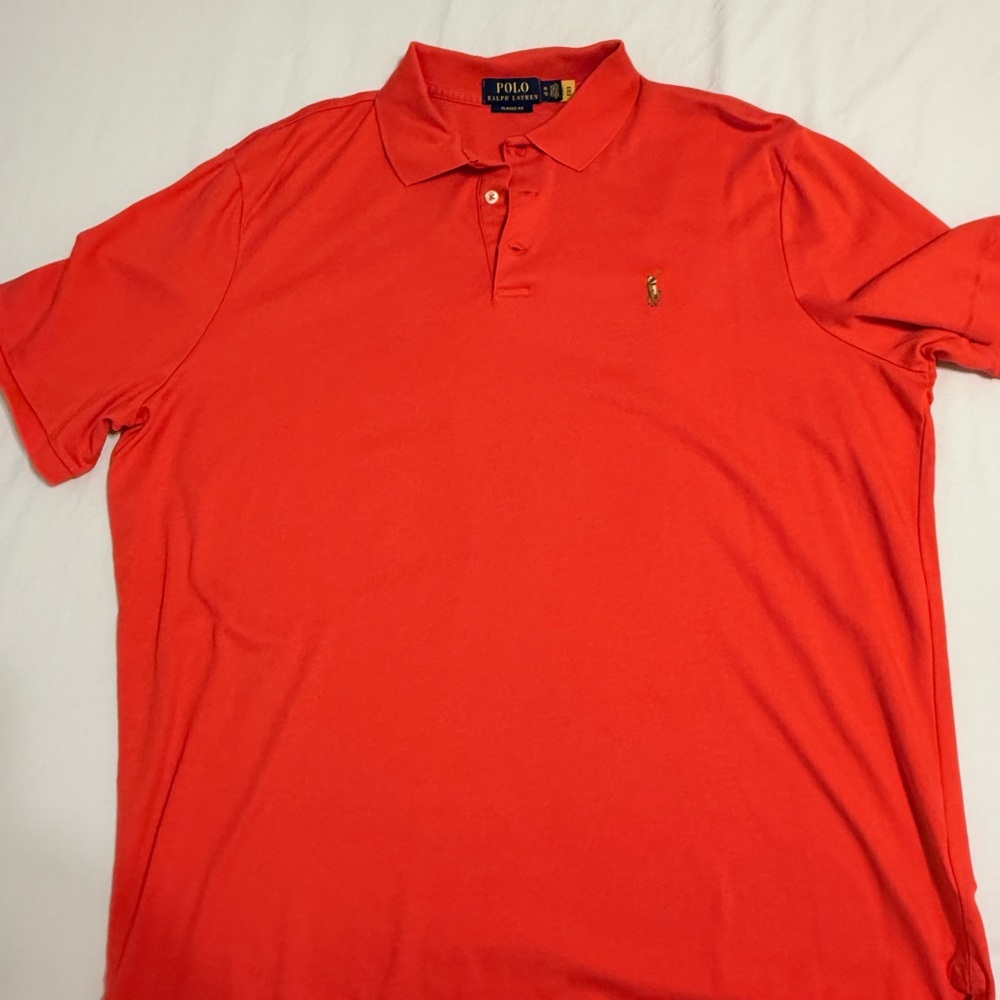 Ralph Lauren Men's Coral Polo Shirt